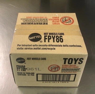 HOT WHEELS 2025 EURO SPEED FACTORY SEALED CASE FPY86-961L CAR CULTURE 10 PIECES - Image 1 of 4