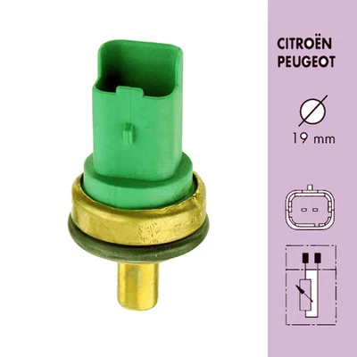 Sensor de temperatura do líquido de arrefecimento para Peugeot 2008 207 3008 307 308 508 PARTNER 1.6L DV - Imagem 1 de 4