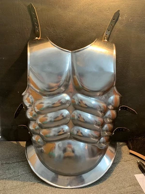 Chaqueta 300 Spartan Muscle Armor King Leonidas Pecho Placa 18g Acero Usable Foto 1 de 4