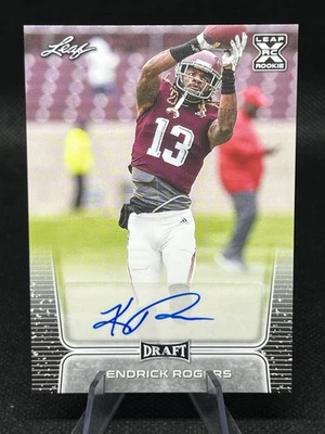 2020 Leaf Draft #BA-KR1 Kendrick Rogers Autographs Rookie Auto - Image 1 of 2