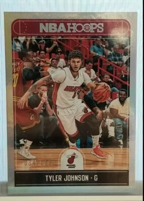 2017-18 Panini Hoops Basketball TYLER JOHNSON /199 Miami Heat #68 - Image 1 of 3