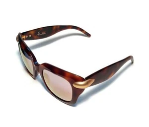 $500 POMELLATO Marrón Tortuga Avana Rosa Lente Lujo PM0017 Gafas de Sol - Imagen 1 de 7