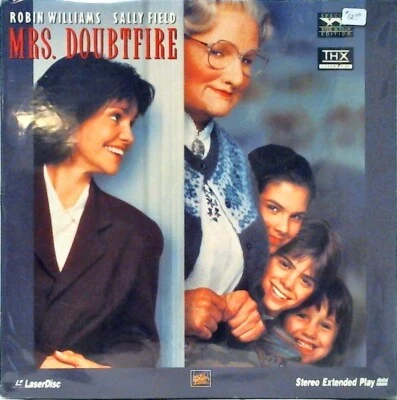 Mrs. Doubtfire Laserdisc, 1993, Robin Williams, Sally Field, LGBTQ - 052125JER-7 - Image 1 of 3