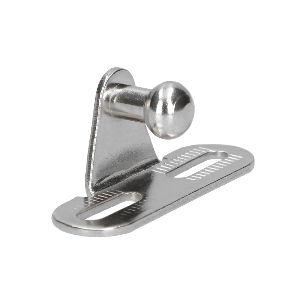 BOOTE & YACHTEN KANTSCHUSTER Halterung für Gasdruckdämpfer 50x15x21 mm Befestigungsplatte für Gasdruckfeder