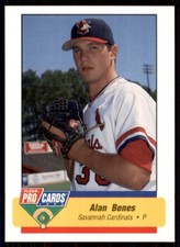 1994 Fleer ProCards Alan Benes Savannah Cardinals #499
