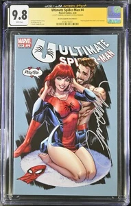 Ultimate Spider-Man #4 CGC 9.8 JSA Certified J. Scott Campbell Signed Variant - Bild 1 von 4