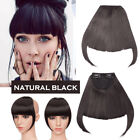 Real Natural Bangs Hair Peices Fringes Clip In Hair Extensions Thick As Human R2