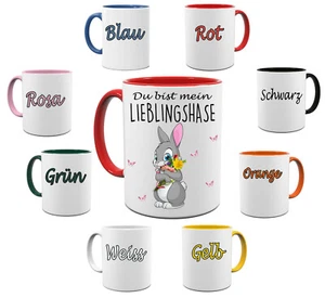 YOU ARE MY FAVOURITE BUNNY EASTER MUG PRINTED MUG PHOTO MUG COFFEE MUG - Picture 1 of 12