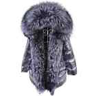 Winter Luxury Real Fox Collar Down Women Warm Puffer Coat Waterproof Outerwear