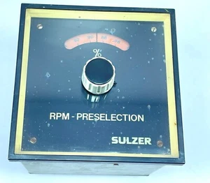SULZER RPM Preselection Meter - Picture 1 of 9