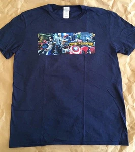 Marvel Contest Of Champions T-Shirt Large NYCC Deadpool Spider-Man Star Lord - Picture 1 of 6