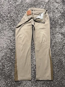 Vintage Levi’s Khaki Schlaghose 32x28 Gallery Dept 90s Custom 502 Flared Patch - Bild 1 von 15