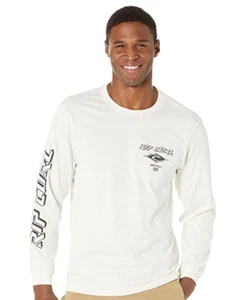 Rip Curl Men's Bone Fade Out Icon Long Sleeve Tee, XL - Picture 1 of 1