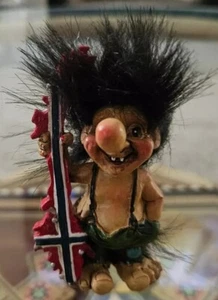 Norwegian Ny-Form Collector Troll Doll Figurine Gnome Goblin Vintage Figure Rare - Picture 1 of 11