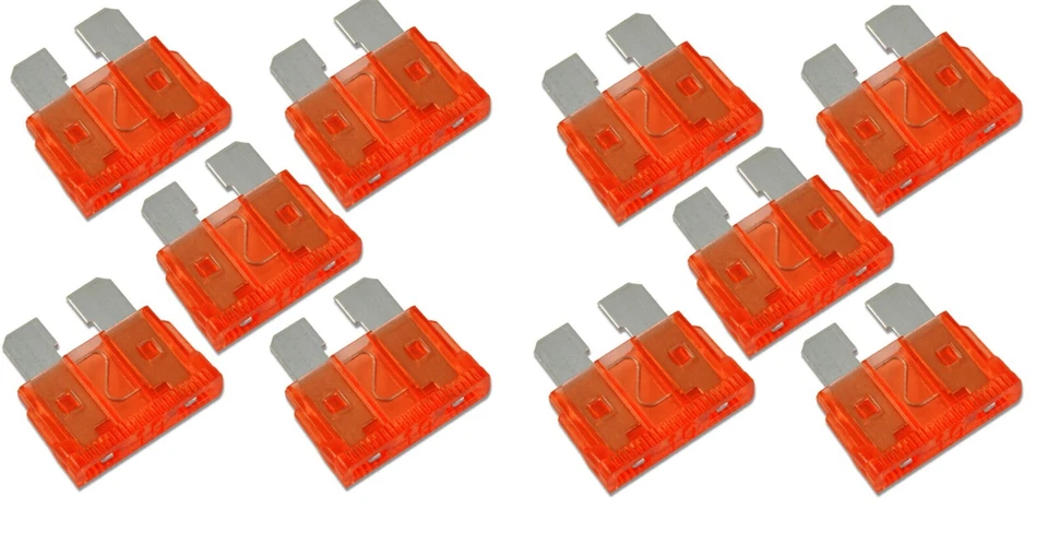 ATC Blade Style Fuse 10 AMP Automotive Car Truck Fuses Pack of 10 - Image 1 of 1
