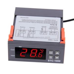 Digital STC-1000 All-Purpose Temperature Controller Thermostat With Sensor - Picture 1 of 10