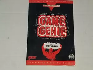 Game Genie Video Game Enhancer Programming Manual and Codebook Sega Genesis GOOD - Picture 1 of 11