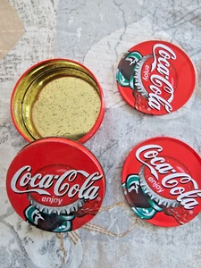 Vintage coca cola metal beer mads with there metal case - Picture 1 of 5