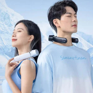 Neck Fan 360 Degree Surround Air Outdoor Mini Neck Cooling Fan - Picture 1 of 16
