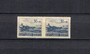 Estland 1941 Freimarke 6 UMs Waagerecht paar mitte ungezahnt postfrisch - Picture 1 of 2