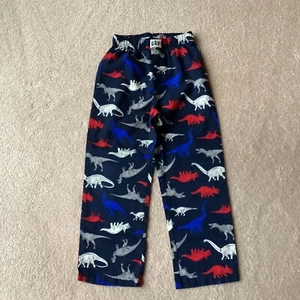 GAP KIDS PAJAMA BOTTOMS ONLY, 6, DINOSAUR PATTERN, ELASTIC WAIST, PULLON - Picture 1 of 3