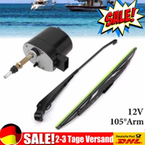 Universal Scheibenwischermotor 105°Arm Blatt Wischermotor Traktor Boot 12V! - Bild 1 von 19
