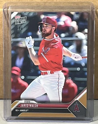 2023 TOPPS NOW Road to Opening Day #OD-113 JARED WALSH ANGELS Gold Parallel 1/1 - Image 1 of 3