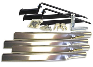 Full Fender Stainless Steel Mounting Kit with Smooth Hole in Post Mount Tubes - Bild 1 von 1