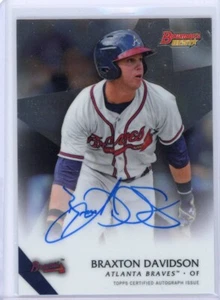 2015 Bowman's Best Braxton Davidson B15-BD AUTO BRAVES - Picture 1 of 2