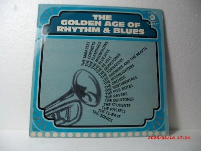 THE GOLDEN AGE OF RHYTHM & BLUES-(2 LP'S)-VARIOUS ARTISTS - 1984 RE-I OF 1972 LP - Image 1 of 4