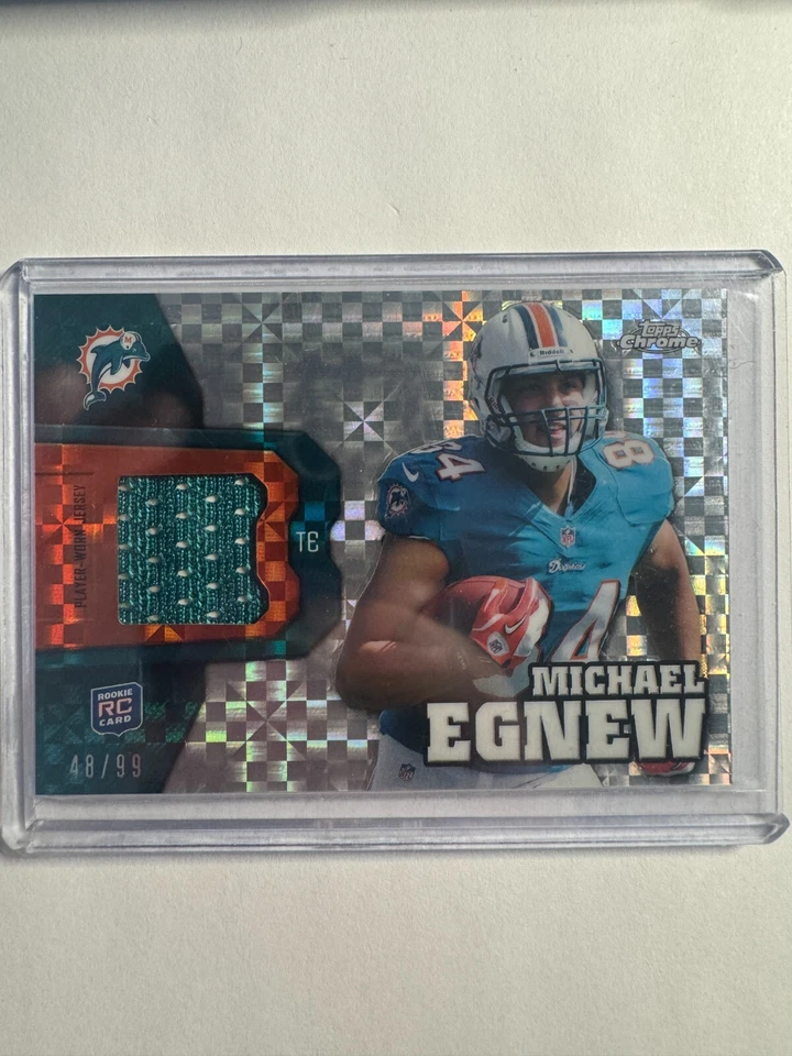 K291,462 - 2012 Topps Chrome Rookie Relics Xfractors #RR16 Michael Egnew #/99 - Image 1 of 1
