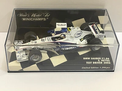 Minichamps 1:43 BMW Sauber F1.06 Sebastian Vettel Test Driver 2006 400060043 - Image 1 of 4