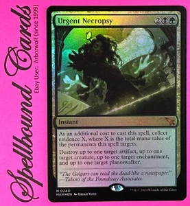 MTG EN x1 Urgent Necropsy (#240) FOIL Murders at Markov Manor (MKM) NM+ [244223] - Picture 1 of 2