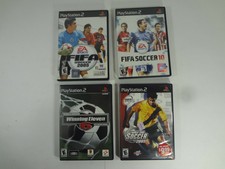 LOT OF FIFA 2005 2010 WINNING ELEVEN 6 WORLD TOUR SOCCER PLAYSTATION 2 PS2 USED