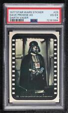 1977 Topps Star Wars Stickers Darth Vader Lord #23 PSA 4 12p5