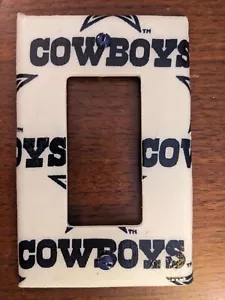 Dallas Cowboys NFL Football Switches GFI'S Outlets Knobs Cable Blank Phone White - Picture 1 of 34
