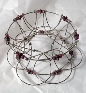 Meditation Wire Folding Mandala Art Metal 4 D Puzzle - Picture 1 of 6
