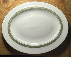 1970s Royal Doulton Eng. Rondelay Oval Serving Platter 13.5" Bone China Vintage - Picture 1 of 3