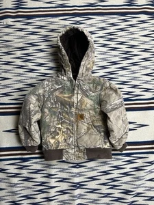 Realtree camo Carhartt Jacket Size XS (6) Camouflage Hunting Full Zip Hood - Picture 1 of 6