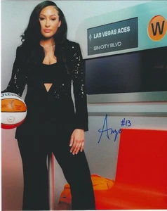 AALIYAH NYE Signed 8 x 10 Photo WNBA Basketball ALABAMA Las Vegas ACES - Picture 1 of 1