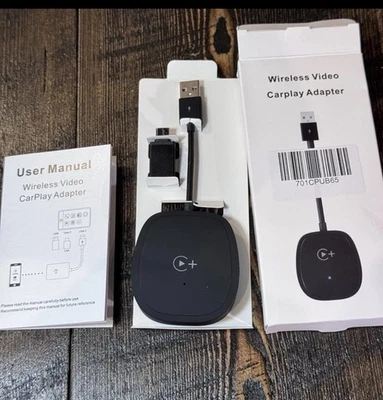 Adaptador Inalámbrico Video CarPlay - USB y USB C Foto 1 de 4