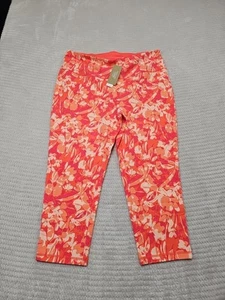 Weekend By Chicos Leggings Donna 2 US Large Favolosamente Dimagrante Capri Melone - Foto 1 di 9