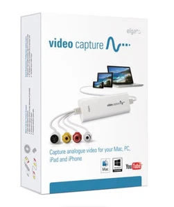 Elgato Video Capture Analog Video Capture Device VCR Mac PC iPad iPhone - Picture 1 of 3