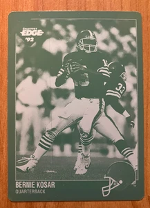 Cleveland Browns: 1992 Collector's Edge Bernie Kosar 1/1 ¡Placa de impresión! - Imagen 1 de 1