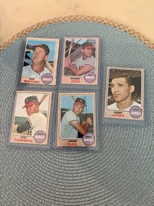 1968 Topps California Angels 5 Card Lot - Bild 1 von 2