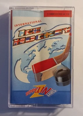INTERNATIONAL ICE HOCKEY - RARE Zeppelin - Commodore 64 C64 TESTED See photos - Image 1 of 4