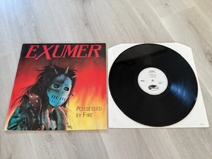 EXUMER - POSSESSED BY FIRE ORG 1.PRESS LP 1986       SODOM,KREATOR,SLAYER,DEATH - Picture 1 of 7