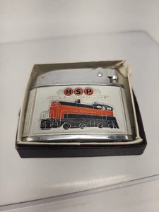 MADISON Roscoe Snyder Pacific RSP Railway FLAT ADVERTISING TRAIN LIGHTER  - Picture 1 of 9