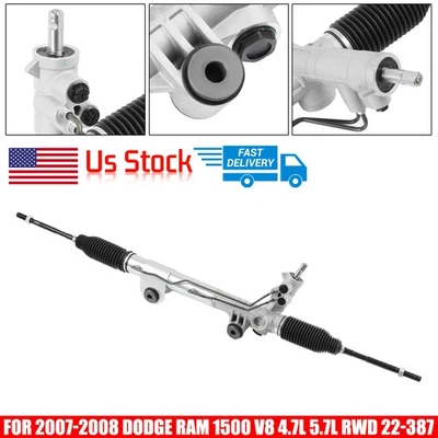 NEW Power Steering Rack & Pinion For 2006-2012 DODGE RAM 1500 2500 3500 22-382 Foto 1 de 4