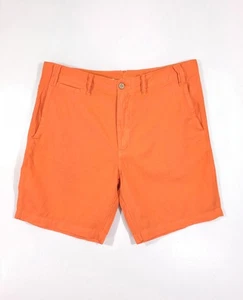 Polo Ralph Lauren klassische Passform Leinen Baumwolle Shorts 34 orange neu mit Etikett 8" Schrittlänge - Bild 1 von 13